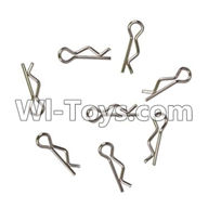 Wltoys A949 Clips,R-Clips for the Body shell,R-shape pin(8pcs),Wltoys A949 RC Car Parts ,Wltoys 1/18 rc Truck and rc racing car Replace Parts