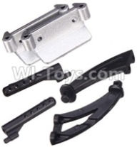 Wltoys A959B A959-B Car shell bracket(2pcs) & Bull bars(2pcs) & Left and Right Spoiler bracket(Total 2pcs) Parts,Wltoys A959B A959-B RC Car Parts