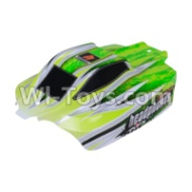 Wltoys A959B A959-B Body shell-Car canopy,Sheel cover-Green Parts,Wltoys A959B A959-B RC Car Parts