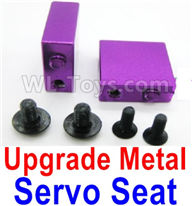 Wltoys A959B A959-B Upgrade Metal Servo Seat-Purple,Wltoys A959B A959-B RC Car Parts
