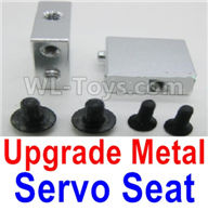 Wltoys A959B A959-B Upgrade Metal Servo Seat-Silver,Wltoys A959B A959-B RC Car Parts