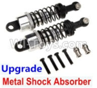 Wltoys A959B A959-B Upgrade Metal Shock Absorber Parts(2pcs)-Gray,Wltoys A959B A959-B RC Car Parts