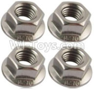 Wltoys A959B A959-B M3 Flange nuts(4PCS) Parts,Wltoys A959B A959-B RC Car Parts