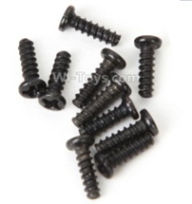 Wltoys A959B A959-B screws-Round head screws-M2.5X8(10PCS) Parts-A949-40,Wltoys A959B A959-B RC Car Parts