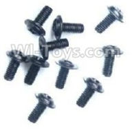 Wltoys A959B A959-B- Round with referral screws-M2.5X6X6(10PCS) Parts-A949-43,Wltoys A959B A959-B RC Car Parts