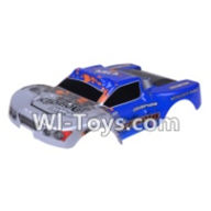 Wltoys A969-B Car canopy,Sheel cover-Blue For Wltoys A969-B Rc Car Parts,High speed 1:18 Scale 4wd,2.4G A969-B rc racing car Parts,On Road Drift Racing Truck Car Parts