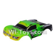 Wltoys A969-B Car canopy,Sheel cover-Green For Wltoys A969-B Rc Car Parts,High speed 1:18 Scale 4wd,2.4G A969-B rc racing car Parts,On Road Drift Racing Truck Car Parts