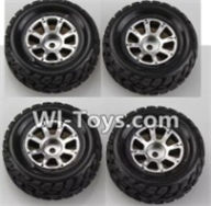 Wltoys A969-B A969-01 Wheel(2pcs Left and 2pcs Right Wheel) For Wltoys A969-B Rc Car Parts,High speed 1:18 Scale 4wd,2.4G A969-B rc racing car Parts,On Road Drift Racing Truck Car Parts