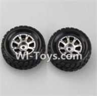 Wltoys A969-B A969-01 Right Wheel(2pcs) For Wltoys A969-B Rc Car Parts,High speed 1:18 Scale 4wd,2.4G A969-B rc racing car Parts,On Road Drift Racing Truck Car Parts