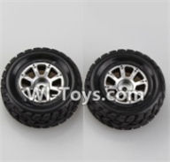 Wltoys A969-B A969-01 Left Wheel(2pcs) For Wltoys A969-B Rc Car Parts,High speed 1:18 Scale 4wd,2.4G A969-B rc racing car Parts,On Road Drift Racing Truck Car Parts