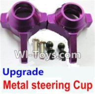 Wltoys A969-B Upgrade Metal steering Cup-Purple For Wltoys A969-B Rc Car Parts,High speed 1:18 Scale 4wd,2.4G A969-B rc racing car Parts,On Road Drift Racing Truck Car Parts