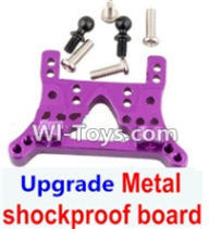 Wltoys A969-B Upgrade Metal Front or Rear shockproof board-Purple For Wltoys A969-B Rc Car Parts,High speed 1:18 Scale 4wd,2.4G A969-B rc racing car Parts,On Road Drift Racing Truck Car Parts