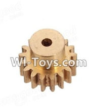 Wltoys A969-B Copper motor Gear(1pcs)-0.7 Modulus-27 Teeth For Wltoys A969-B Rc Car Parts,High speed 1:18 Scale 4wd,2.4G A969-B rc racing car Parts,On Road Drift Racing Truck Car Parts