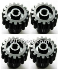 Wltoys A969-B Upgrade Steel motor Gear(4pcs)-0.7 Modulus-Black-27 Teeth For Wltoys A969-B Rc Car Parts,High speed 1:18 Scale 4wd,2.4G A969-B rc racing car Parts,On Road Drift Racing Truck Car Parts