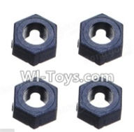 Wltoys A969-B A949-11 Hexagonal round seat(4pcs) For Wltoys A969-B Rc Car Parts,High speed 1:18 Scale 4wd,2.4G A969-B rc racing car Parts,On Road Drift Racing Truck Car Parts