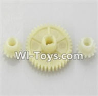 Wltoys A969-B Reduction gear with 2 small gear For Wltoys A969-B Rc Car Parts,High speed 1:18 Scale 4wd,2.4G A969-B rc racing car Parts,On Road Drift Racing Truck Car Parts