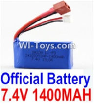 Wltoys A969-B 7.4v 1400mah Battery with T-shape Plug For Wltoys A969-B Rc Car Parts,High speed 1:18 Scale 4wd,2.4G A969-B rc racing car Parts,On Road Drift Racing Truck Car Parts
