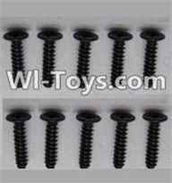 Wltoys A969-B Round head screws-M2.5X10(10PCS) For Wltoys A969-B Rc Car Parts,High speed 1:18 Scale 4wd,2.4G A969-B rc racing car Parts,On Road Drift Racing Truck Car Parts
