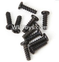 Wltoys A969-B A949-40 Round head screws-M2.5X8(10PCS) For Wltoys A969-B Rc Car Parts,High speed 1:18 Scale 4wd,2.4G A969-B rc racing car Parts,On Road Drift Racing Truck Car Parts