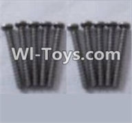 Wltoys A969-B A949-41 Round head self-tapping screws-M2X16(10PCS) For Wltoys A969-B Rc Car Parts,High speed 1:18 Scale 4wd,2.4G A969-B rc racing car Parts,On Road Drift Racing Truck Car Parts