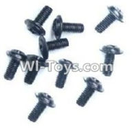 Wltoys A969-B A949-43 Round with referral screws-M2.5X6X6(10PCS) For Wltoys A969-B Rc Car Parts,High speed 1:18 Scale 4wd,2.4G A969-B rc racing car Parts,On Road Drift Racing Truck Car Parts