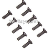 Wltoys A969-B A949-47 Countersunk head self-tapping screws-M2X6(10PCS) For Wltoys A969-B Rc Car Parts,High speed 1:18 Scale 4wd,2.4G A969-B rc racing car Parts,On Road Drift Racing Truck Car Parts
