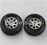 Wltoys A969 Parts-47 Official Left Wheel(2pcs) For Wltoys A969 desert rc trunk parts,rc car and rc racing car Parts