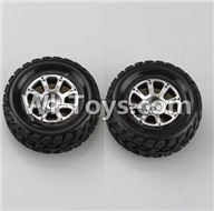 Wltoys A969 Parts-48 Official Right Wheel(2pcs) For Wltoys A969 desert rc trunk parts,rc car and rc racing car Parts