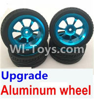 Wltoys A969 Parts-49 Upgrade Aluminum wheel(4pcs-Include the Tire leather) For Wltoys A969 desert rc trunk parts,rc car and rc racing car Parts