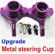 Wltoys A969 Parts-70 Upgrade Metal steering Cup-Purple For Wltoys A969 desert rc trunk parts,rc car and rc racing car Parts