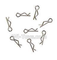 Wltoys A969 Parts-90 R-shape pin(8pcs) For Wltoys A969 desert rc trunk parts,rc car and rc racing car Parts