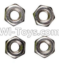 Wltoys A969 Parts-97 M3 Anti-loose Screw nut(4pcs) For Wltoys A969 desert rc trunk parts,rc car and rc racing car Parts