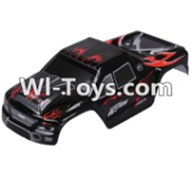 Wltoys A979-B Car canopy,Sheel cover-Black For Wltoys A979-B Rc Car Parts,High speed 1:18 Scale 4wd,2.4G A979-B rc racing car Parts,On Road Drift Racing Truck Car Parts