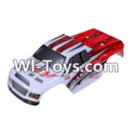 Wltoys A979-B Car canopy,Sheel cover-Red For Wltoys A979-B Rc Car Parts,High speed 1:18 Scale 4wd,2.4G A979-B rc racing car Parts,On Road Drift Racing Truck Car Parts
