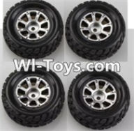 Wltoys A979-B A969-01 Official Wheel(2pcs Left and 2pcs Right Wheel) For Wltoys A979-B Rc Car Parts,High speed 1:18 Scale 4wd,2.4G A979-B rc racing car Parts,On Road Drift Racing Truck Car Parts