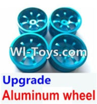 Wltoys A979-B Upgrade Aluminum wheel(4pcs-Not include the Tire leather) For Wltoys A979-B Rc Car Parts,High speed 1:18 Scale 4wd,2.4G A979-B rc racing car Parts,On Road Drift Racing Truck Car Parts