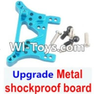 Wltoys A979-B Upgrade Metal Front or Rear shockproof board-Blue For Wltoys A979-B Rc Car Parts,High speed 1:18 Scale 4wd,2.4G A979-B rc racing car Parts,On Road Drift Racing Truck Car Parts