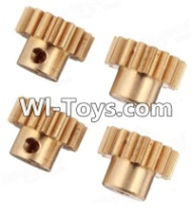 Wltoys A979-B Copper motor Gear(4pcs)-0.7 Modulus-27 Teeth For Wltoys A979-B Rc Car Parts,High speed 1:18 Scale 4wd,2.4G A979-B rc racing car Parts,On Road Drift Racing Truck Car Parts