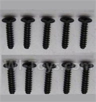 Wltoys A979-B Round head screws-M2.5X10(10PCS) For Wltoys A979-B Rc Car Parts,High speed 1:18 Scale 4wd,2.4G A979-B rc racing car Parts,On Road Drift Racing Truck Car Parts