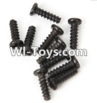 Wltoys A979-B A949-40 Round head screws-M2.5X8(10PCS) For Wltoys A979-B Rc Car Parts,High speed 1:18 Scale 4wd,2.4G A979-B rc racing car Parts,On Road Drift Racing Truck Car Parts
