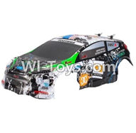 Wltoys A989 Wltoys Car canopy,Car shell cover-Green,Wltoys A989 RC Car Parts,Mini racing car 1:24 1/24 rc car and rc racing car Parts