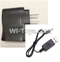 Wltoys A989 USB-TO-Socket conversion plug & USB Charger wire,Wltoys A989 RC Car Parts,Mini racing car 1:24 1/24 rc car and rc racing car Parts