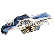 Wltoys A999 Body shell cover,Wltoys Car canopy,Car shell cover-White,Wltoys A999 RC Car Parts,Wltoys 1/24 1:24 Mini rc car and rc racing car Parts