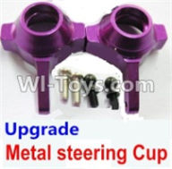 Wltoys K929-B Upgrade Metal steering Cup-Purple,1/18 Wltoys K929-B RC Car Parts