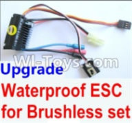 Wltoys K929-B Upgrade waterproof ESC for the Brushless set,1/18 Wltoys K929-B RC Car Parts