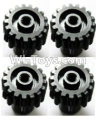 Wltoys K929-B Upgrade Steel motor Gear(4pcs)-0.7 Modulus-Black-27 Teeth,1/18 Wltoys K929-B RC Car Parts