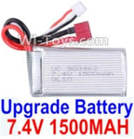 Wltoys K929-B Upgrade 7.4v 1500mah Battery with T-shape Plug,1/18 Wltoys K929-B RC Car Parts