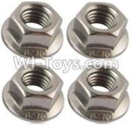 Wltoys K929-B M3 Flange nuts(4PCS),1/18 Wltoys K929-B RC Car Parts