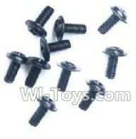 Wltoys K929-B A949-43 Round with referral screws-M2.5X6X6(10PCS),1/18 Wltoys K929-B RC Car Parts