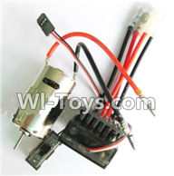 Wltoys K929 Upgrade 390 Brush motor & Upgrade Brush Motor ESC,Wltoys K929 desert RC Truck Parts,1:18 rc car and rc racing car Parts